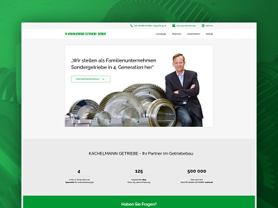 Kachelmann Getriebe GmbH Desktop UI adobe xd adobexd branding corporate design homepage screendesign ui user interface ux webdesign