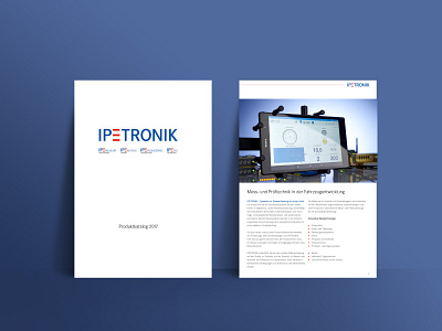 ipetronik Print Catalog Design