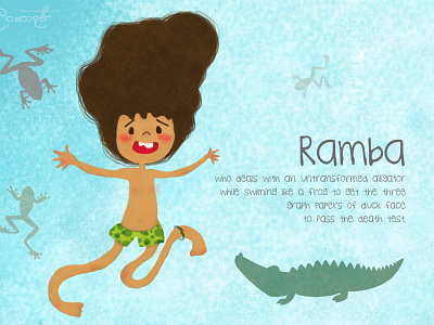 Ramba cartoon cartoon illustration cartoons character characterdesign design illustration kids book kidsillustration storyboarding