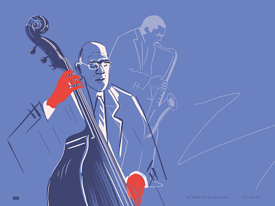 JAZZ abstract art art colors composition illustration jazz minimal music postcard sketch vector