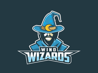 wind wizard branding design esport esports logo icon illustration logo logodesign playful playful logo vector