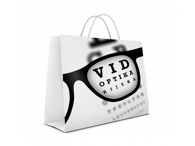 Optika Vid bag brand logo print