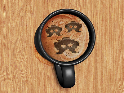Invaders coffee invaders mug photoshop