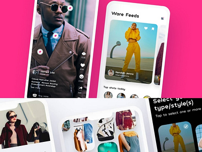 Fashion App Design app design ux