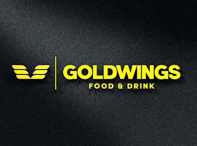 Goldwings Logo abstract logo brand branding company logo design lettermark logotype real estate logo simple logo wordmark