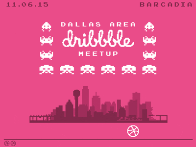 Dallas Dribbble Meetup arcade bar barcadia beer dallas henderson meetup