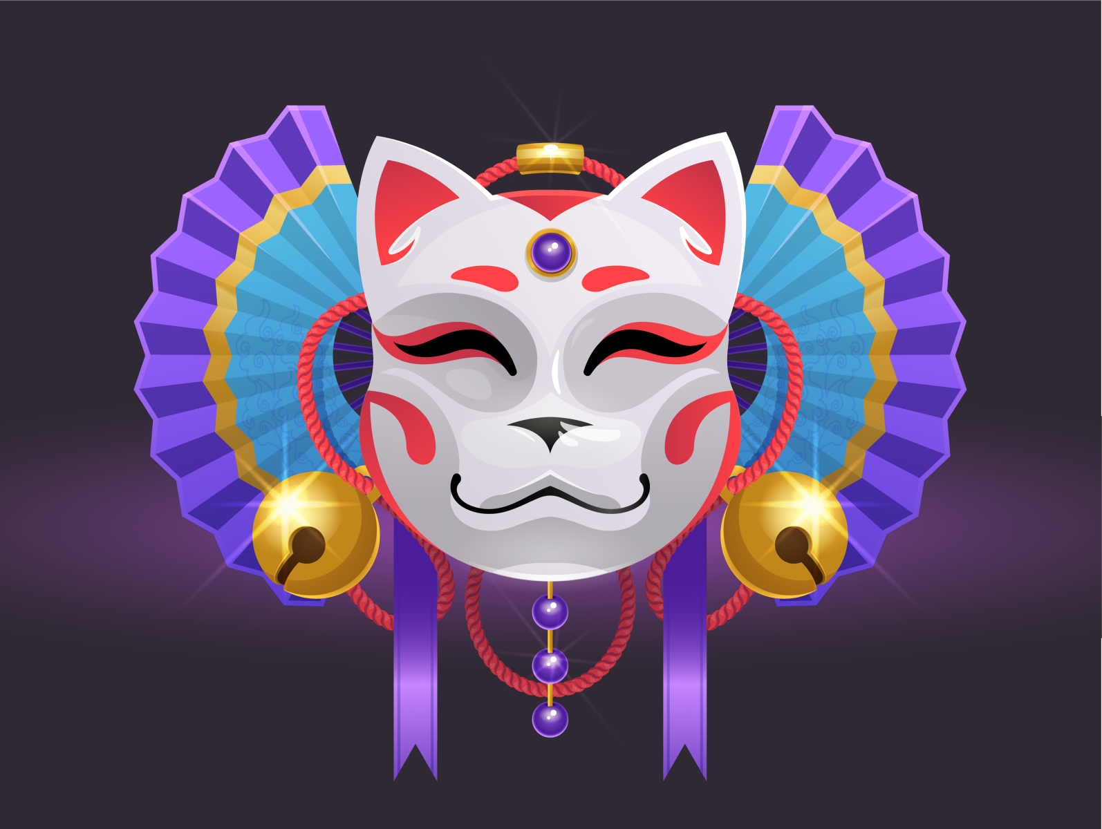 cat mask icon by Elena Kaeva on Dribbble