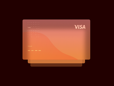 Transparent card 2020 UI trend app design icon illustration logo ui ux