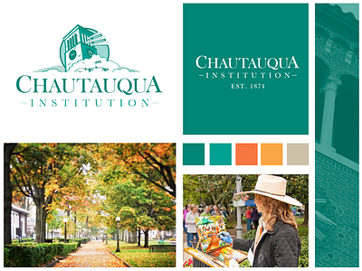 Chautauqua Institution Brand Refresh branding graphic design logo