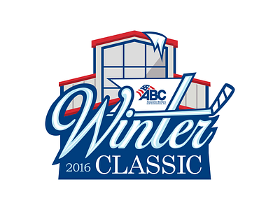 ABC 2016 Winter Classic Logo brand event logo logo