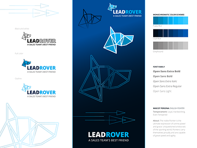 Lead Rover brand identity branding graphic design logo