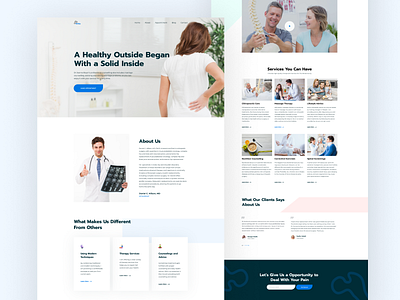 Ortho - An Orthopedist Landing Page