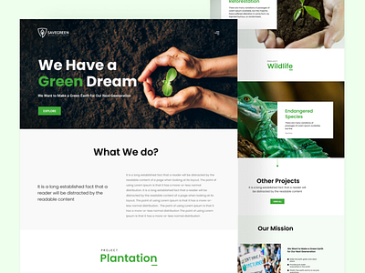 SaveGreen - Landing Page