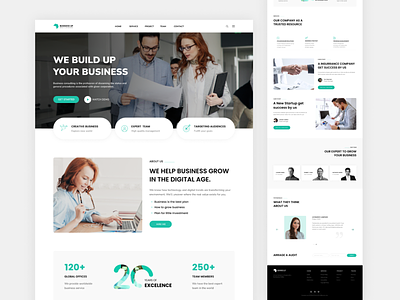 BUSINESS UP - Business Landing Page