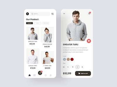 Exploration - Clothing App - Redesign
