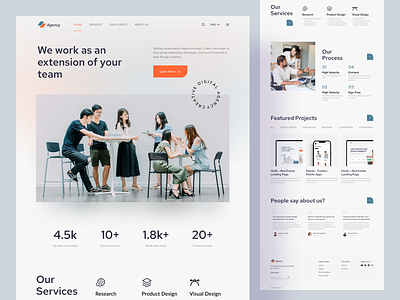 Digital Agency Landing Page