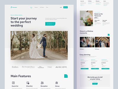 Wedding Planner - Web Design