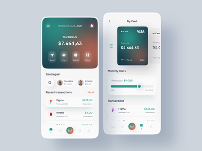 M-Banking - Mobile Apps by Arip for Enver Studio on Dribbble