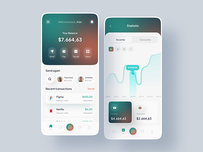 M-banking - Mobile Apps By Arip For Enver Studio On Dribbble