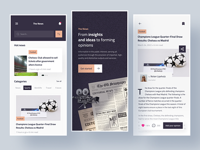 News - Reading Apps apps article blog futuristic interface minimalism news online media uidesign uiux