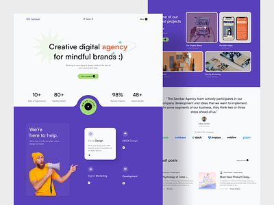 Creative Digital Agency - Landing Page
