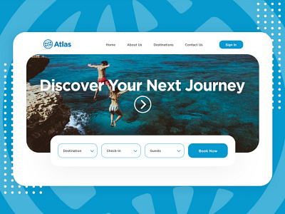 Atlas Web Design Exploration branding flat minimal ui web design
