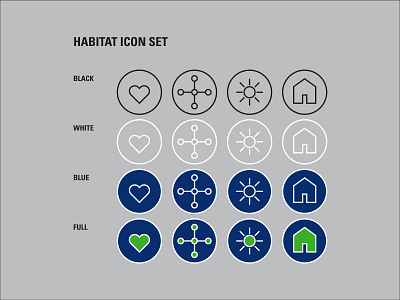 Habitat Icon Set habitat for humanity hfh home house icons tristan richards