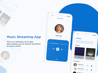 Music App music online streaming ui