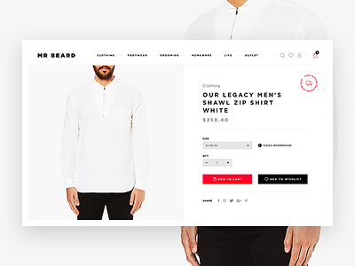 Mr Beard Product Details black detail e commerce eshop fashion gray list man product shop white