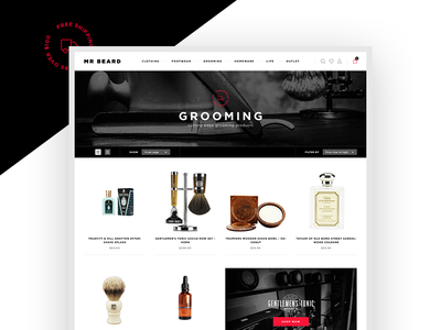 Mr Beard Product Listing black e commerce eshop fashion gray index listing man product shop white