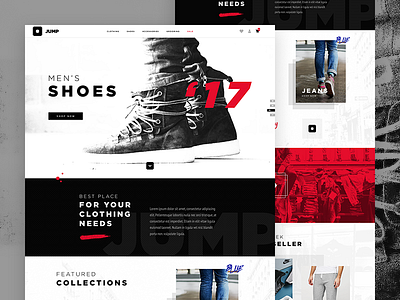 Jump E-commerce website design