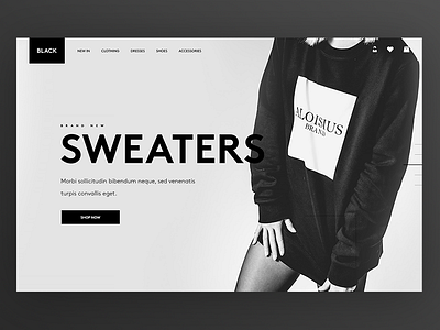 Black E-commerce Design