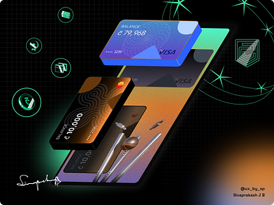 CRED concept: Old meets the "New-pop" 3d cred design figma finance graphic design green illustration isometric neopop ui