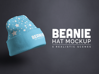 Beanie Hat Mock-up