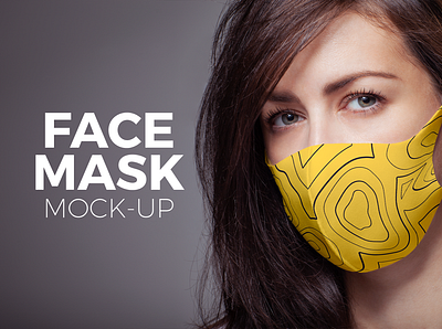 Face Mask Mock-up clothing corona coronavirus cover covid19 dresscode face face mask fashion mask medical mockup print protect protection shield virus wear