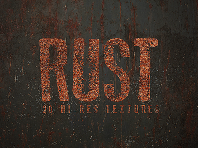 20 High Resolution Rust Textures