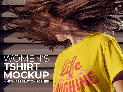 Women's T-shirt Mock-up