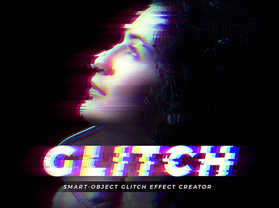 Glitch PSD Creator anaglyph analog creator dirty distortion effect glitch interference interlace lines psd retro rgb screen waves
