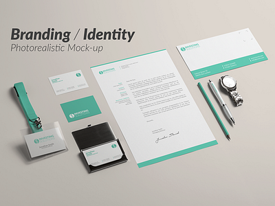 Branding Identity Mock-Up branding business design graphic design identity mock up mockup paper presentation print stationery template