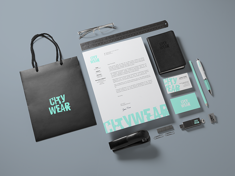 Download Branding Identity Mock Up By Mint Pixels On Dribbble Yellowimages Mockups
