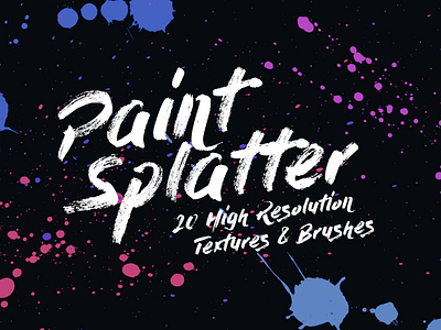 20 Paint Splatter Textures background brush drip drops ink paint spilled splash splashed splatter spray texture wallpaper