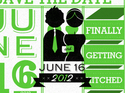 Glipse @ our Save the Dates design illustration marc mcmillen save the dates wedding