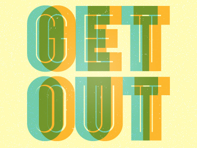 Getout design icon illustration logo marc mcmillen typography