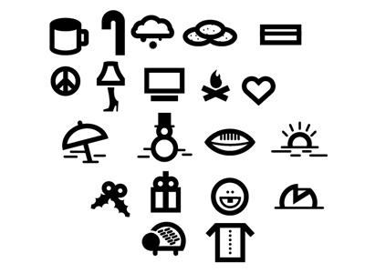 Holy holicons design graphic icon illustration info marc mcmillen minimal