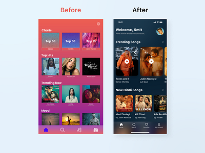 Music App Redesign