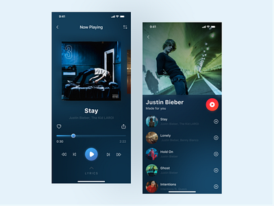 Music App branding creative graphic design music ui vector