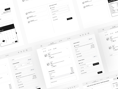 E-Commerce Website Wireframe appdesign branding creative design figma graphic design illustration landing page motion graphics search ui ux vector wireframe