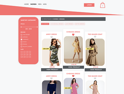 Fashion website commerce clothing company clothing shop ecommerce search results