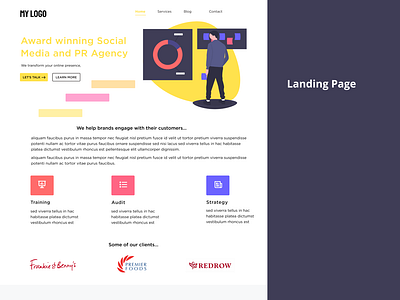 Landing Page UI Design