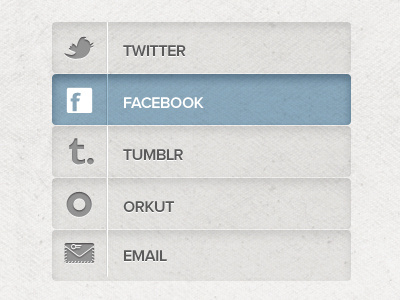 Buttons button email facebook interface media social twitter ux design